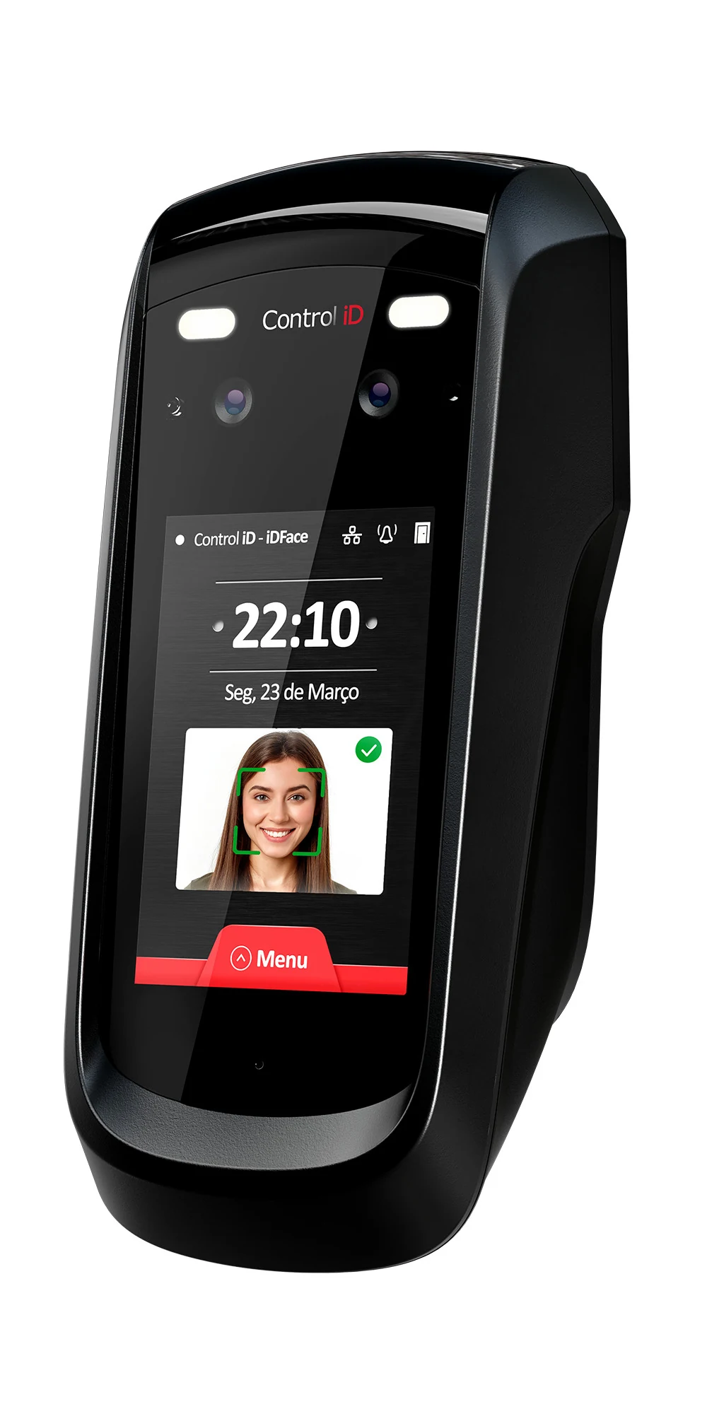 Leitor facial Control iD iDFace, equipamento de referência para controle de acesso